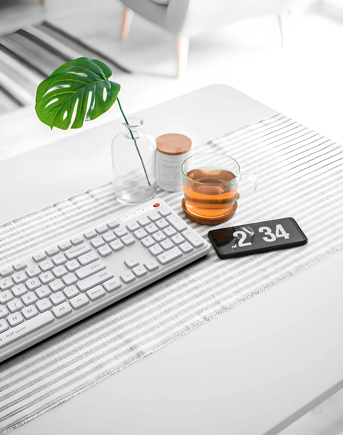 Беспроводная клавиатура с мышкой Xiaomi MIIIW Wireless Keyboard and Mouse Combo Gen 3 (MW24PB03) Черный