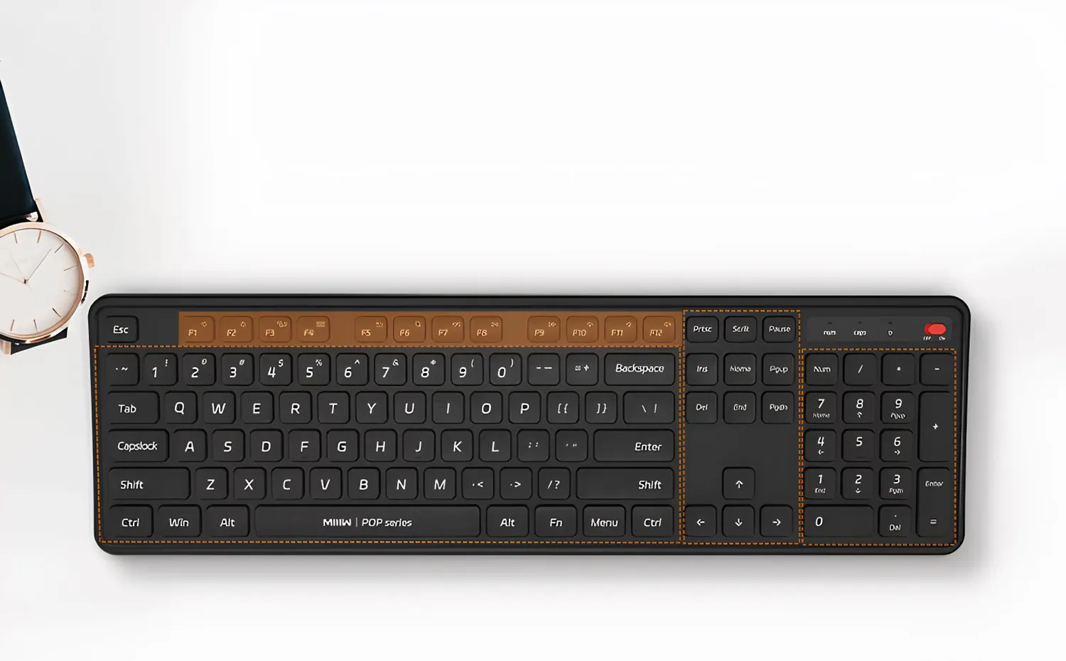 Беспроводная клавиатура с мышкой Xiaomi MIIIW Wireless Keyboard and Mouse Combo Gen 3 (MW24PB03) Черный
