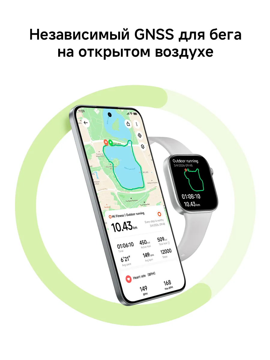 Умные смарт-часы Xiaomi Redmi Watch 6 (M2523W1) BHR08CIGL - Черный