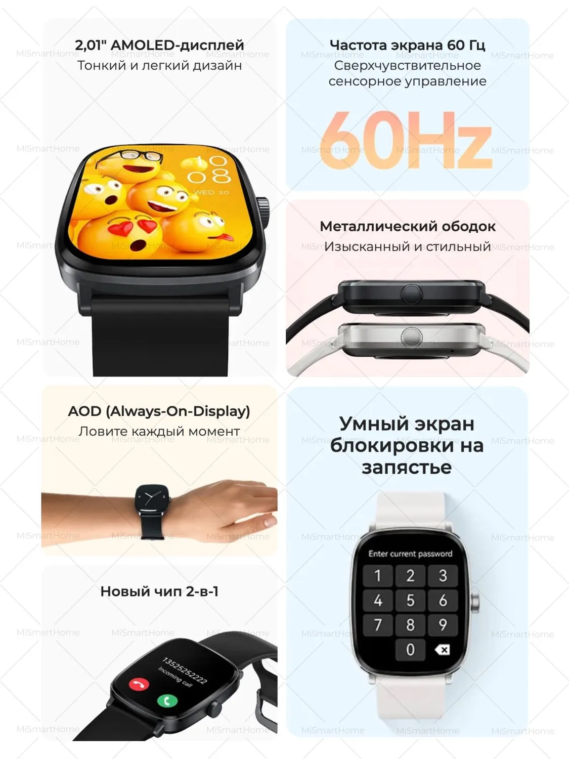 Умные смарт-часы Xiaomi Haylou RS5 (Черный)