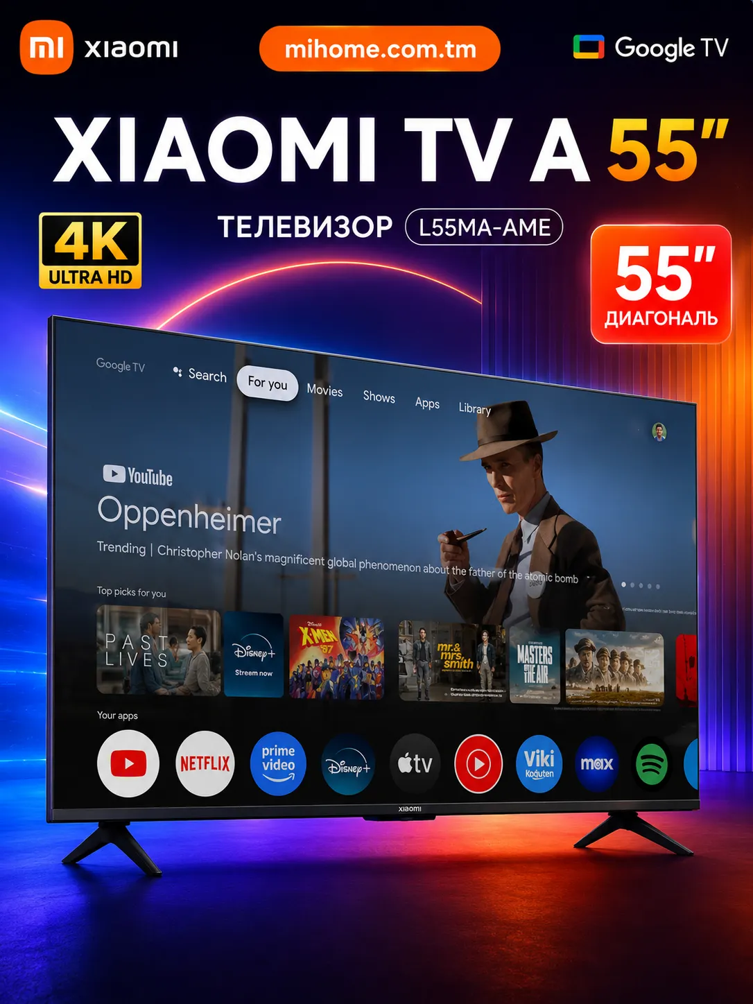 Telewizor Xiaomi TV A55″ (L55MA-AME) Global Version