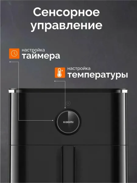 Аэрогриль Xiaomi Smart Air Fryer 6.5L (MAF10) Черный