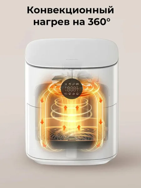 Аэрогриль Xiaomi Mi Air Fryer 6.5L (MAF-W6051) (BHR083NEU) Белый