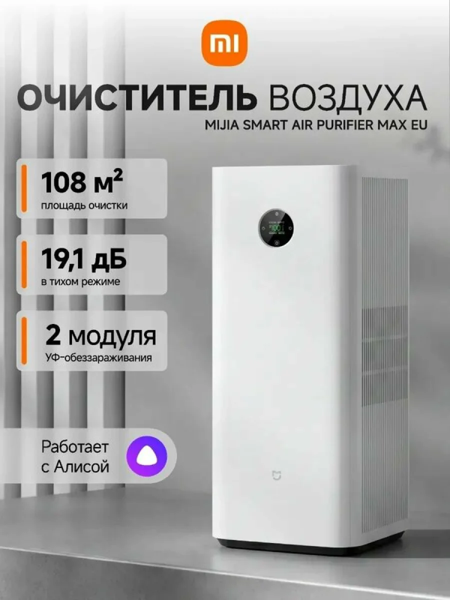 Очиститель воздуха Xiaomi Mijia Smart Air Purifier Max (Global Version)