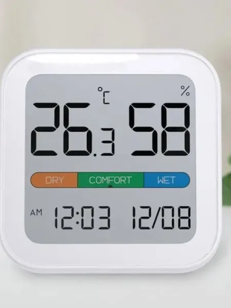 Датчик температуры и влажности с часами Xiaomi MIIIW Comfort Temperature And Humidity Clock S210 (MW22S06)