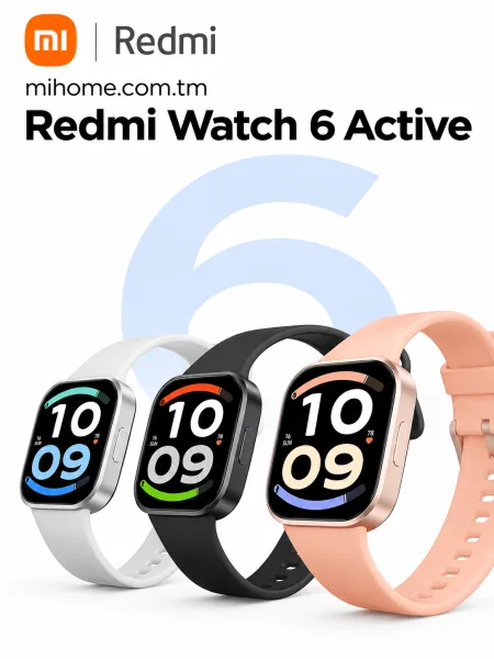 Умные смарт-часы Xiaomi Redmi Watch 6 Active (AMOLED 1.85")
