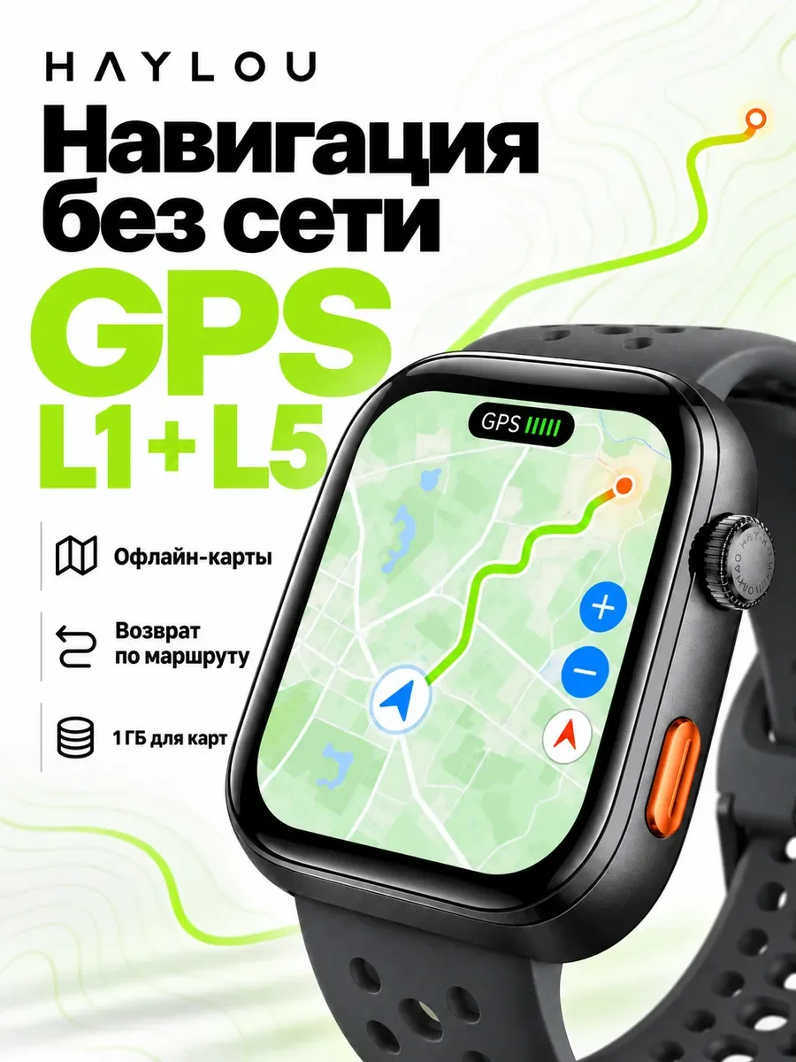Умные смарт-часы Xiaomi Haylou Watch Hyper (1.97" AMOLED)
