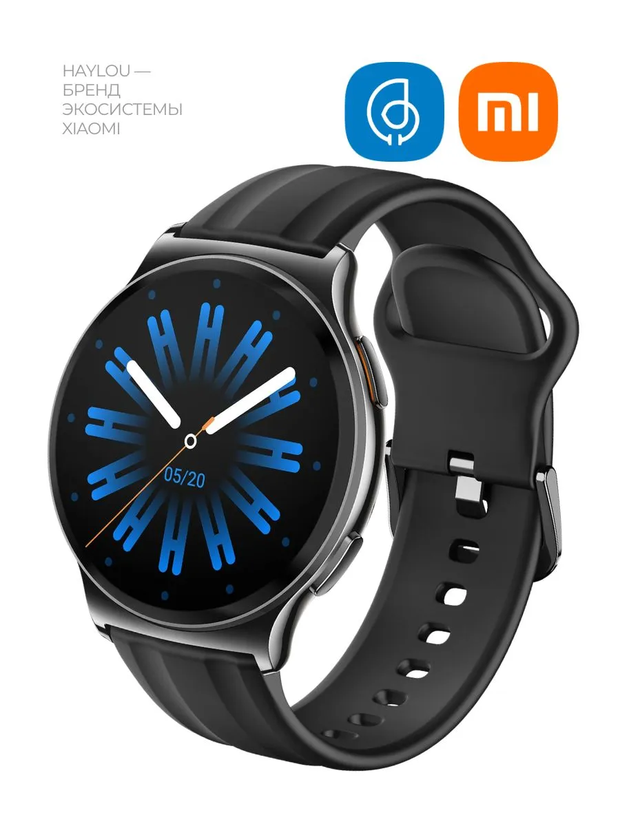 Умные смарт-часы Xiaomi Haylou Solar Lite 2 (Черный)